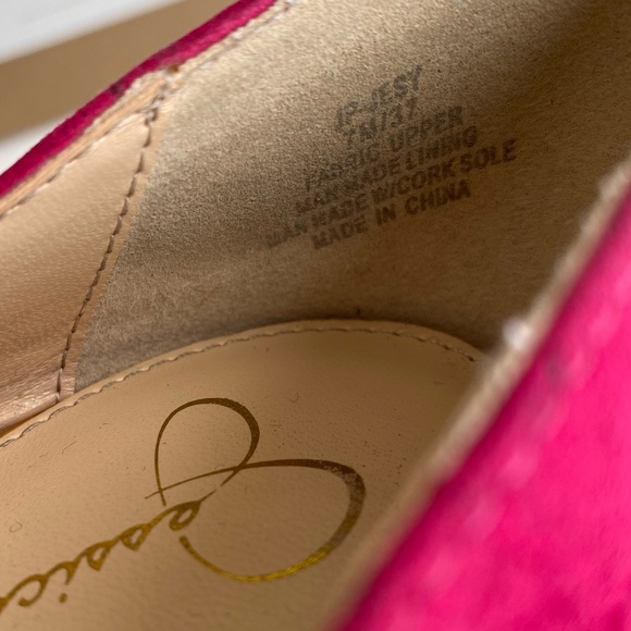 Jessica Simpson Hot Pink ‘Jesy’ Heels Size 7 - Picture 9 of 9